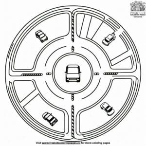 Roundabout Ranger Coloring Pages