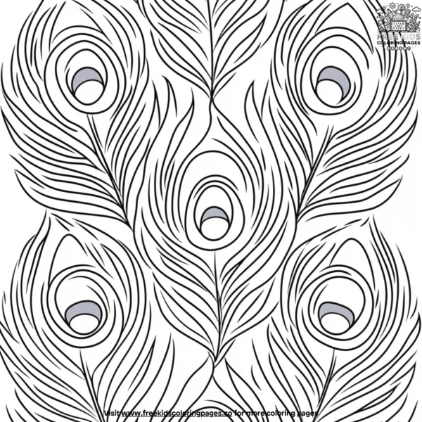 Royal plume coloring pages