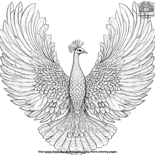 Royal wings coloring pages