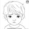 Sad Faces Coloring Pages