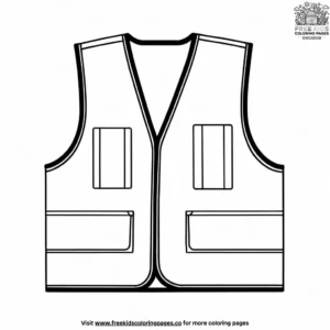 Safety Vest Coloring Pages