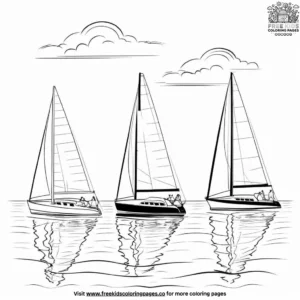 Sailboat Serenity Coloring Pages