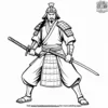 Samurai Warrior Coloring Pages