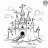 Sandcastle Dreams Coloring Pages