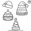 Santa Hat Coloring Pages