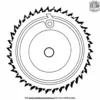 Saw Blade Coloring Pages