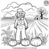 Scarecrow Fun Coloring Pages