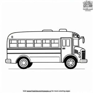 School Bus Safety Coloring Pages