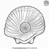 Seashell Designs Coloring Pages