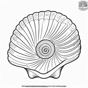 Seashell Designs Coloring Pages