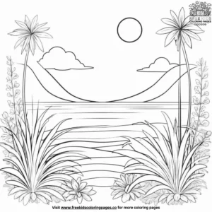 Serene Art Coloring Pages