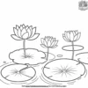 Serene Lotus Pond Coloring Pages