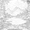 Serenity in Nature Coloring Pages