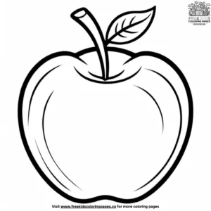 Shiny Apples coloring pages