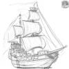 Ship Mean and Lean Coloring Pages