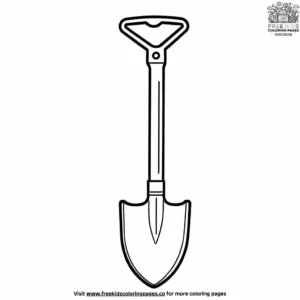 Shovel Coloring Pages