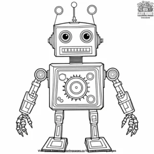 Silly Robots Coloring Pages