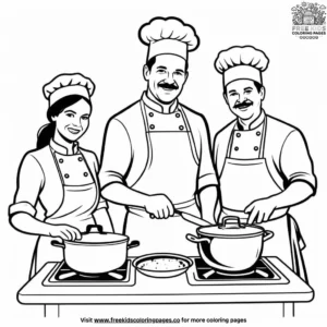 Skilled Chef Coloring Pages