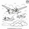 Skyward Bound Planes Coloring Pages