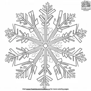 Snowflake Coloring Pages