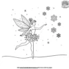 Snowflake Fairy Coloring Pages