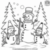 Snowman Coloring Pages