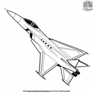 Speed Jet Coloring Pages