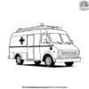 Speedy Ambulance Coloring Pages