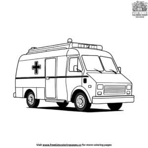 Speedy Ambulance Coloring Pages