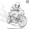 Speedy Bike Coloring Pages