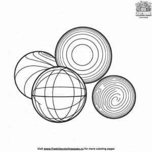 Sphere Bounce Coloring Pages