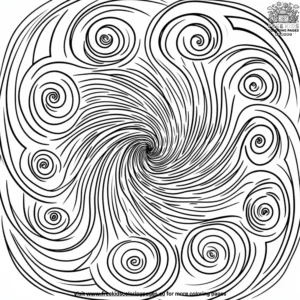 Spiral Wonders Coloring Pages