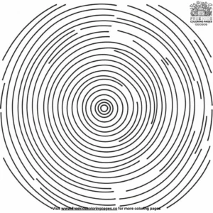 Spirals Coloring Pages