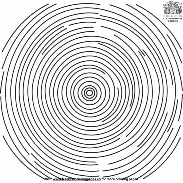 Spirals coloring pages