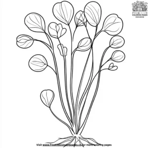 Sprouted Alfalfa Coloring Pages