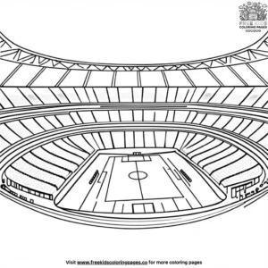 Stadium Spectacle Coloring Pages