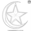 Star and Crescent Coloring Pages