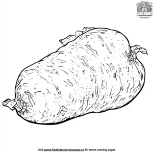 Starchy Yam Coloring Pages