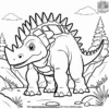 Stegosaurus Sky Adventures Coloring Pages