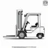 Sturdy Forklift Coloring Pages