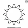 Sun Emoji Coloring Pages