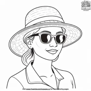 Sun Protection Coloring Pages