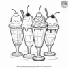 Sundae Time Coloring Pages