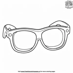 Sunglasses Coloring Pages