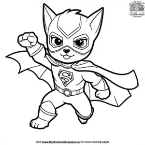 Super Pet Heroes Coloring Pages