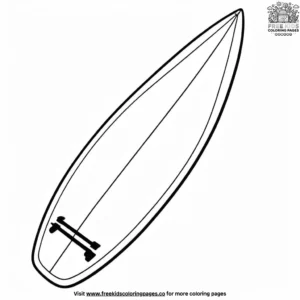 Surfboard Coloring Pages