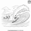 Surf's Up Coloring Pages