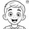 Surprised Expressions Coloring Pages