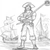 Swashbuckling Buccaneers Coloring Pages