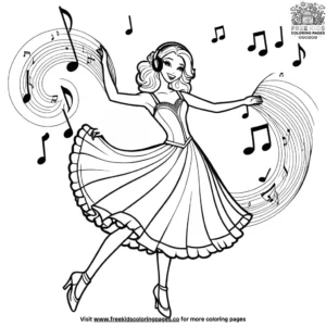 Swaying to the Music Coloring Pages